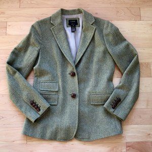 J. Crew Wool Herringbone Blazer Size 8